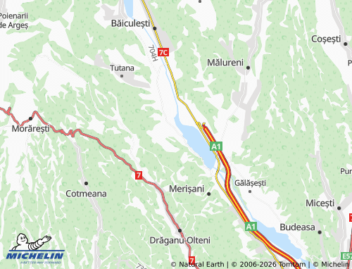 MICHELIN-Landkarte Brăteasca - ViaMichelin