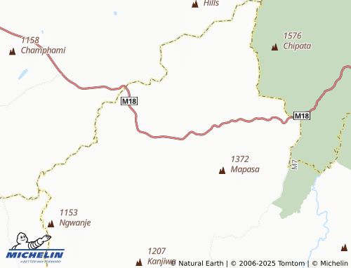 MICHELIN Malomo map - ViaMichelin