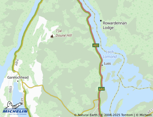 MICHELIN-Landkarte Edentaggart - ViaMichelin