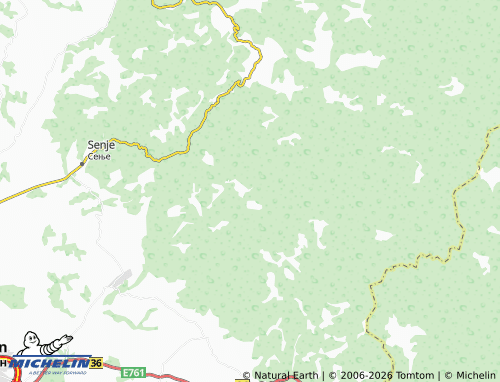 Mapa MICHELIN Sisevac - ViaMichelin