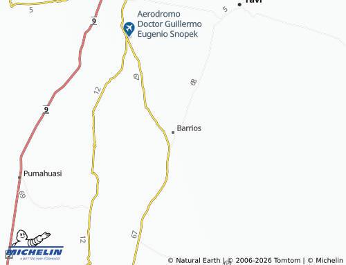 MICHELIN Barrios map - ViaMichelin