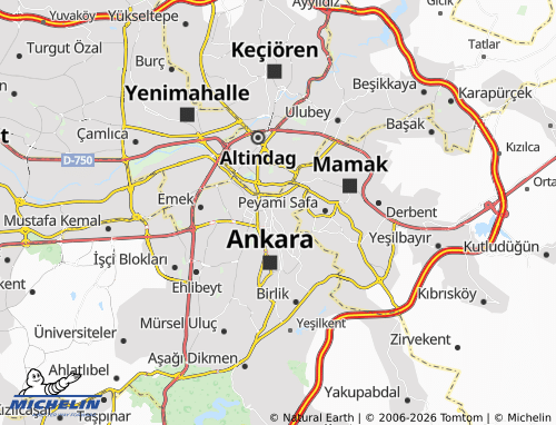 Mappa MICHELIN İncesu - ViaMichelin