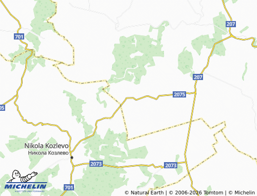 Mappa MICHELIN Zarnevo - ViaMichelin