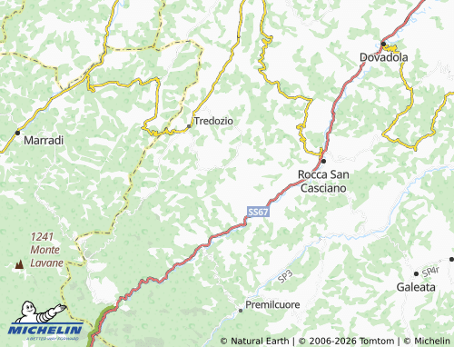 MICHELIN Villaggio Monte Busca map - ViaMichelin