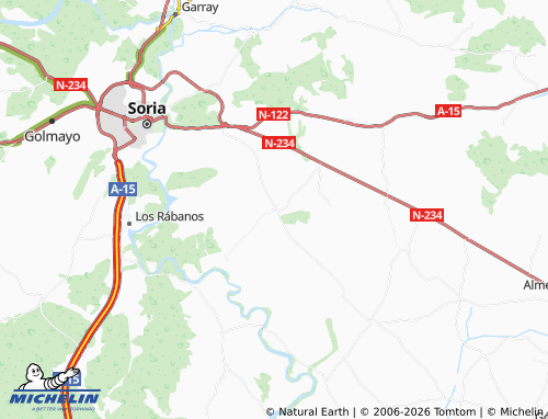 Mappa MICHELIN Alconaba - ViaMichelin