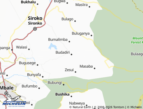 MICHELIN Budadiri map - ViaMichelin