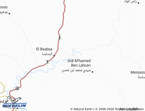 MICHELIN Teesah map - ViaMichelin
