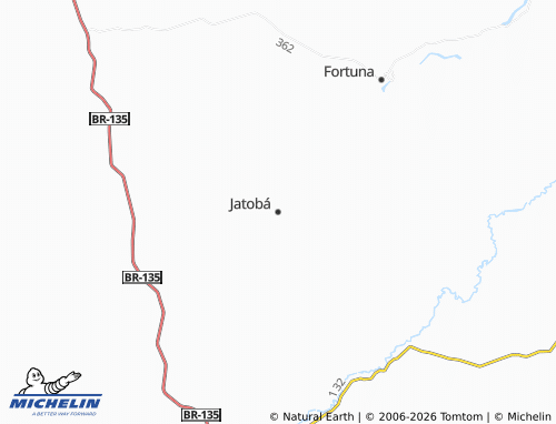 MICHELIN Jatobá map - ViaMichelin
