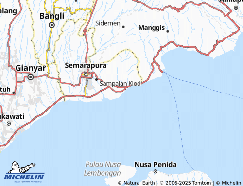 MICHELIN Kampung Kusamba map - ViaMichelin