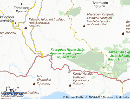 MICHELIN Milliarades map - ViaMichelin