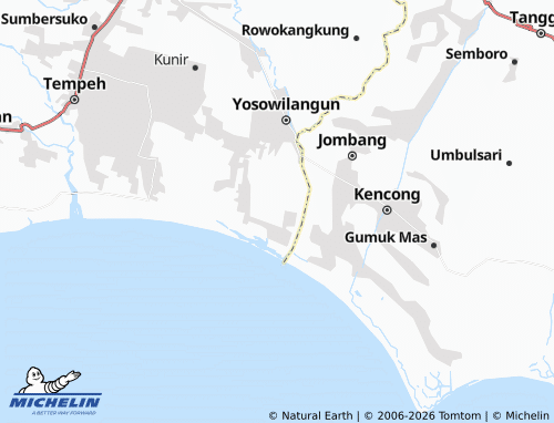 MICHELIN-Landkarte Tunjungrejo - ViaMichelin