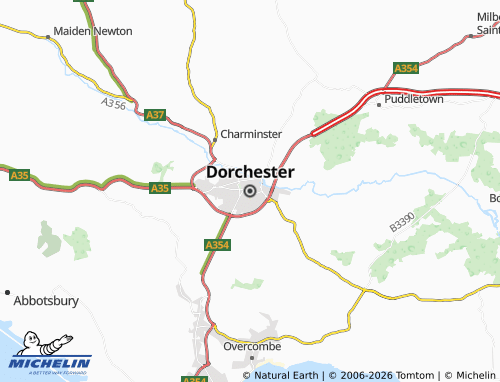 MICHELIN Dorchester map - ViaMichelin