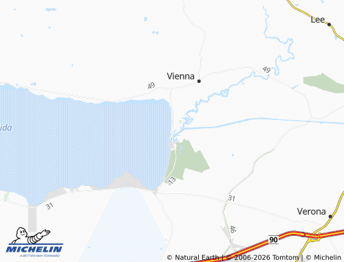Kaart MICHELIN Sylvan Beach - ViaMichelin