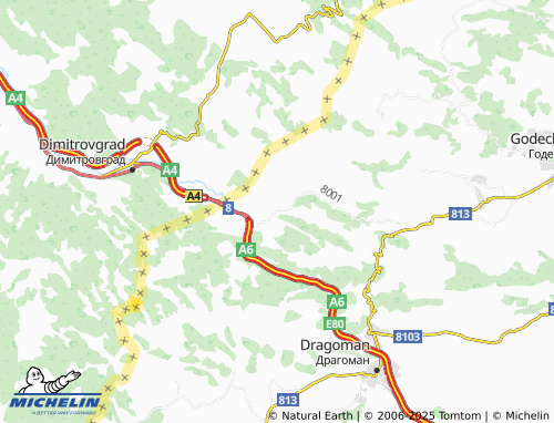 MICHELIN Kalotina map - ViaMichelin