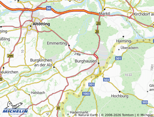 MICHELIN Mehring map - ViaMichelin