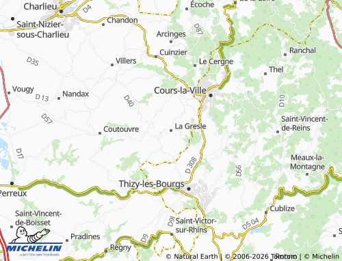 Mappa MICHELIN La Gresle - ViaMichelin