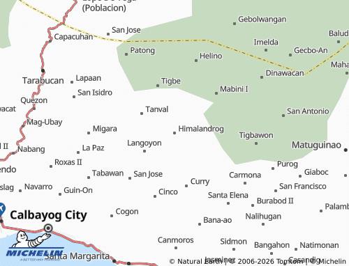 MICHELIN Himalandrog map - ViaMichelin