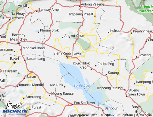 Mapa MICHELIN Prasat Bakong - ViaMichelin