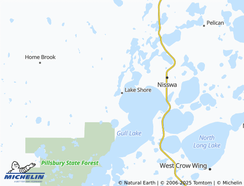 MICHELIN Lake Shore map - ViaMichelin