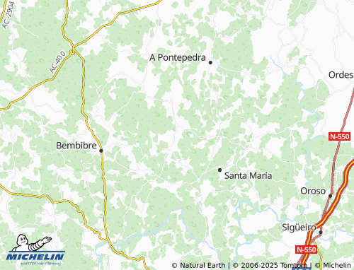 MICHELIN Restande (Santa María) map - ViaMichelin