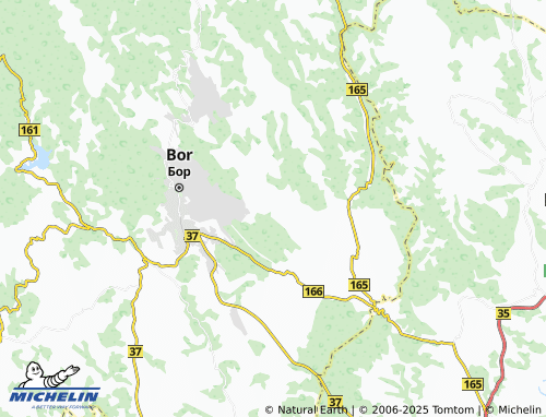MICHELIN Oštrelj map - ViaMichelin
