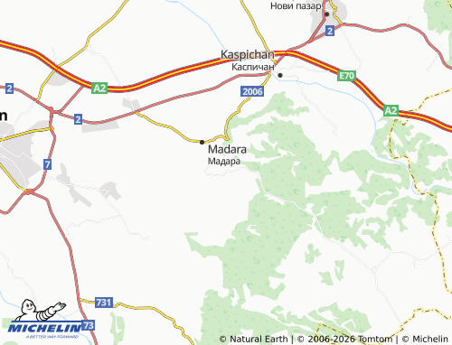 MICHELIN Kyulevcha map - ViaMichelin