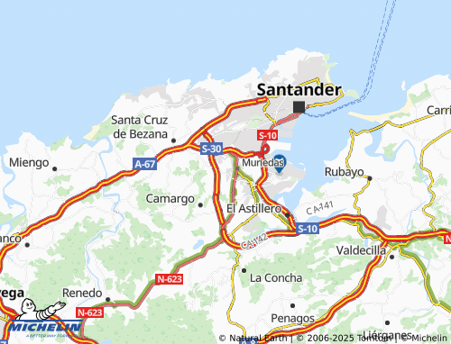 MICHELIN-Landkarte Herrera - ViaMichelin