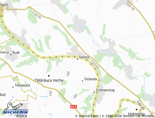 Mappa MICHELIN Iarova - ViaMichelin