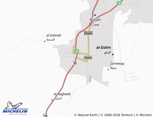 Carte MICHELIN al-Wadi - ViaMichelin
