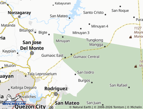 MICHELIN Gumaoc Central map - ViaMichelin