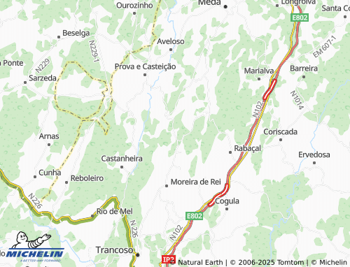 Carte MICHELIN A-do-Cavalo - ViaMichelin