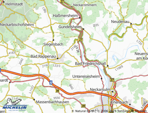 MICHELIN-Landkarte Hohenstadt - ViaMichelin
