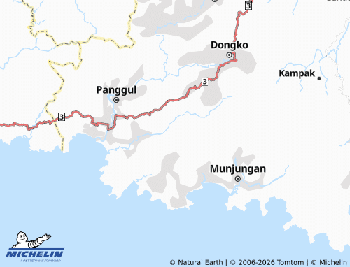 MICHELIN-Landkarte Watuagung - ViaMichelin