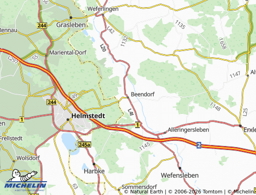 MICHELIN Beendorf map - ViaMichelin
