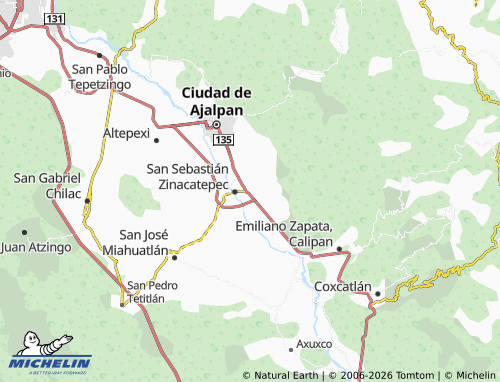 Mappa MICHELIN El Calvario - ViaMichelin