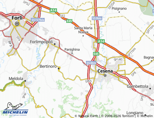 MICHELIN Capocolle map - ViaMichelin