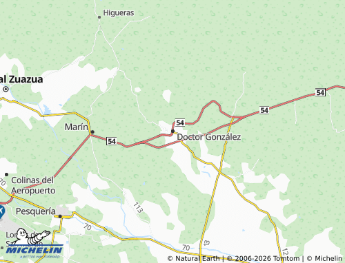 Mappa MICHELIN Doctor González - ViaMichelin