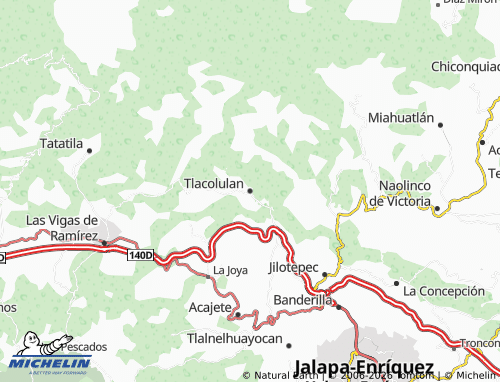 Mapa MICHELIN Tlacolulan - ViaMichelin