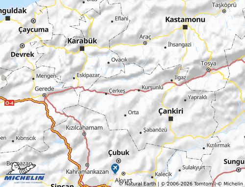 MICHELIN Atkaracalar map - ViaMichelin