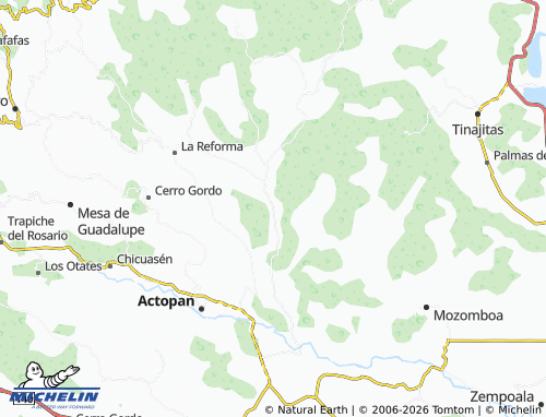 Mapa MICHELIN Pastorías - ViaMichelin
