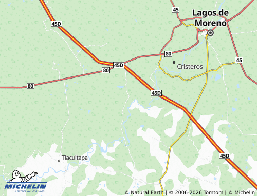 MICHELIN El Ixtle map - ViaMichelin