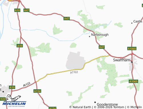 Carte MICHELIN Marham Airfield - ViaMichelin