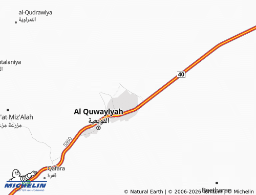 Carte MICHELIN al-Khaleej - ViaMichelin
