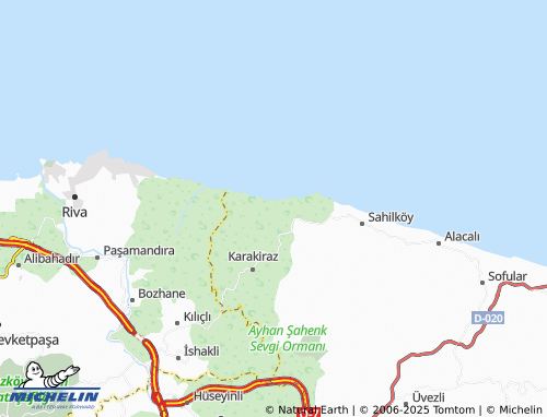 MICHELIN Kurna map - ViaMichelin