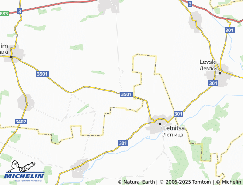 MICHELIN Kamenets map - ViaMichelin