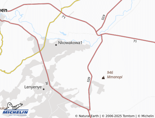 MICHELIN Zangoma SP 2 map - ViaMichelin