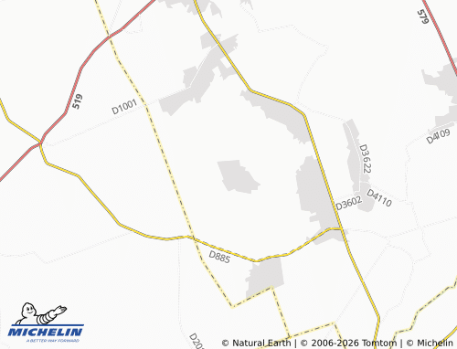 Mappa MICHELIN Droogte - ViaMichelin