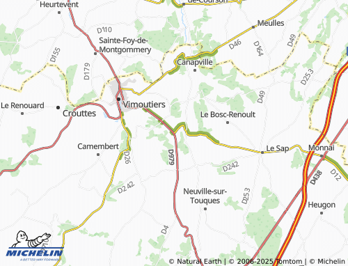 MICHELIN La Croix-Rouge map - ViaMichelin