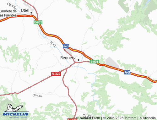 Mappa MICHELIN Requena - ViaMichelin