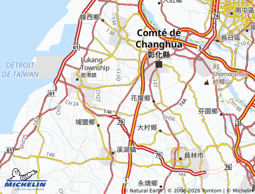 Mappa MICHELIN xiu shui xiang - ViaMichelin